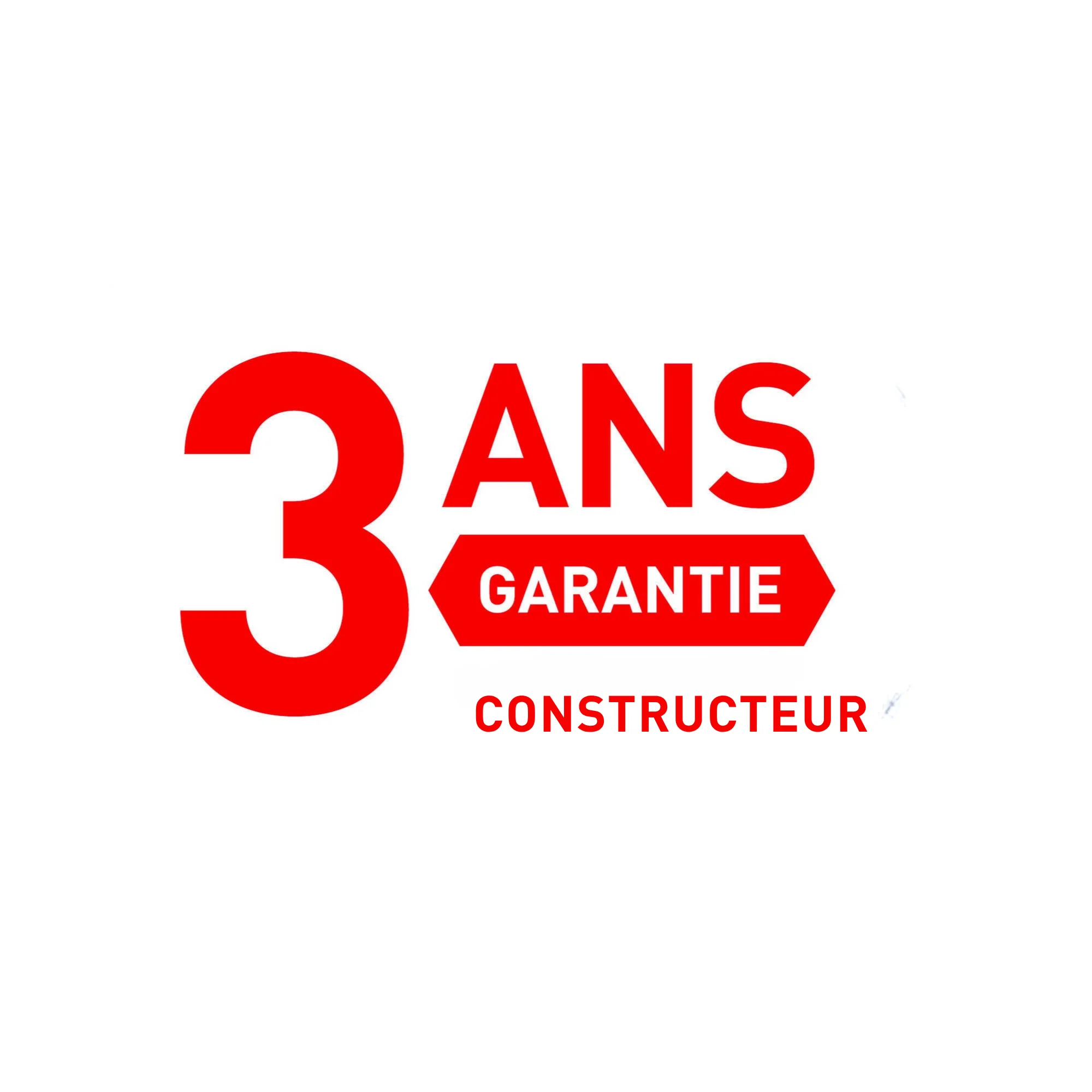3 ans de garantie constructeur